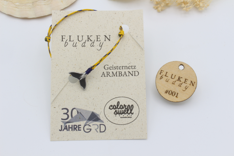 Geisternetz-Armband "Flukenbuddy"