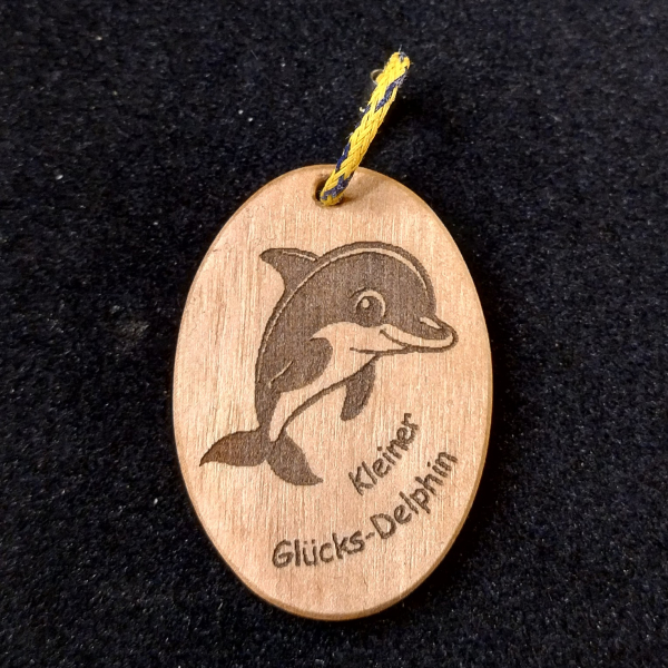 Preview: Schlüsselanhänger Glücks-Delphin