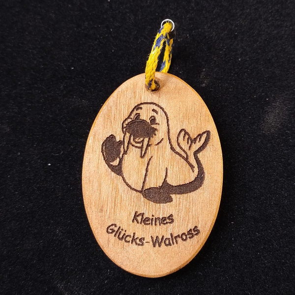 Preview: Schlüsselanhänger Glücks-Walroß