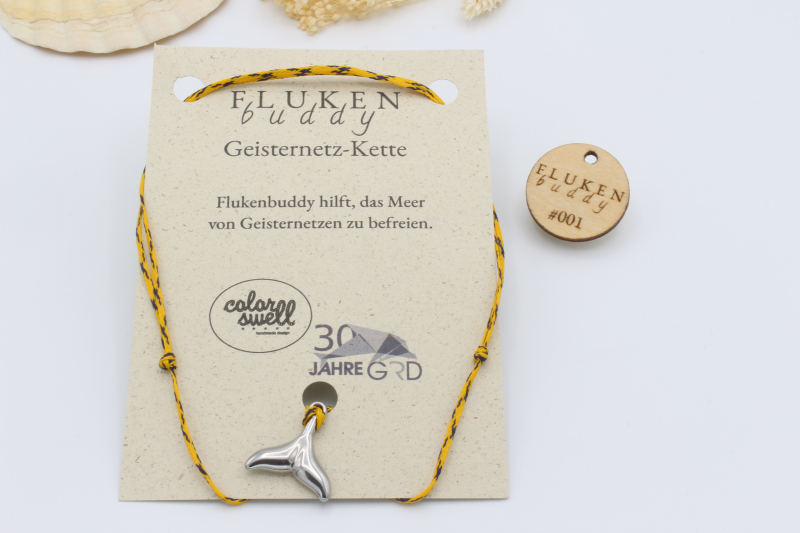 Geisternetz-Halskette "Flukenbuddy"