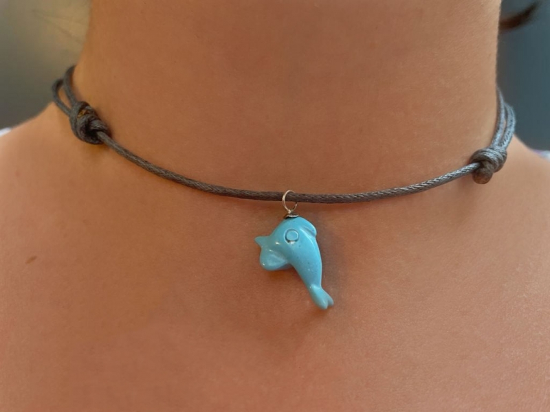 Halskette Delfin