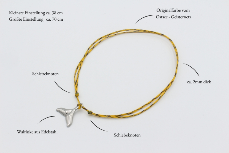 Geisternetz-Halskette "Flukenbuddy"