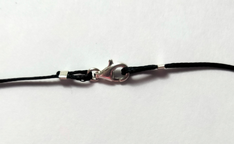 Halskette mit Delfin-Anhänger in Silber-Türkis