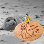 Schlüsselanhänger Glücks-Robbe